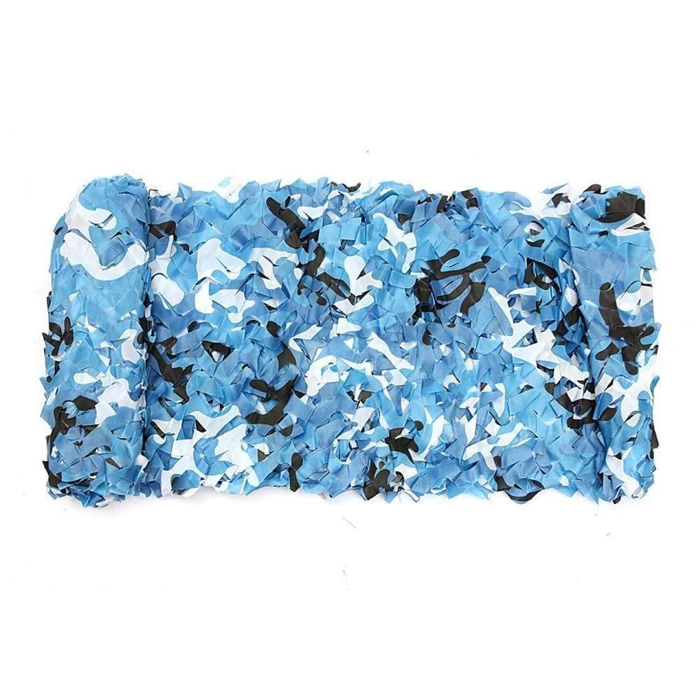 Outdoor camouflage net for sun protection, perfect for hunting, camping, and survival gear.