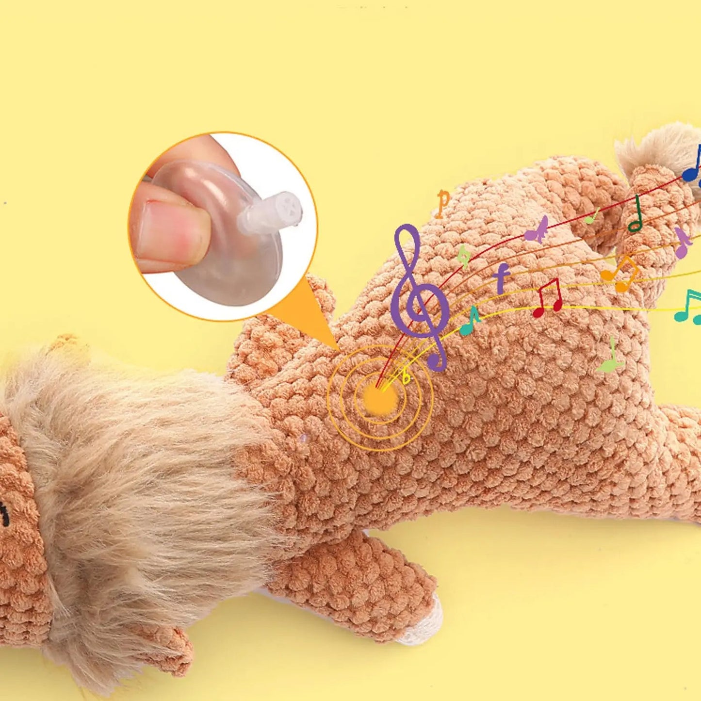 Tough plush squeak dog toy for aggressive chewers, ideal for long-lasting playtime & dog training.