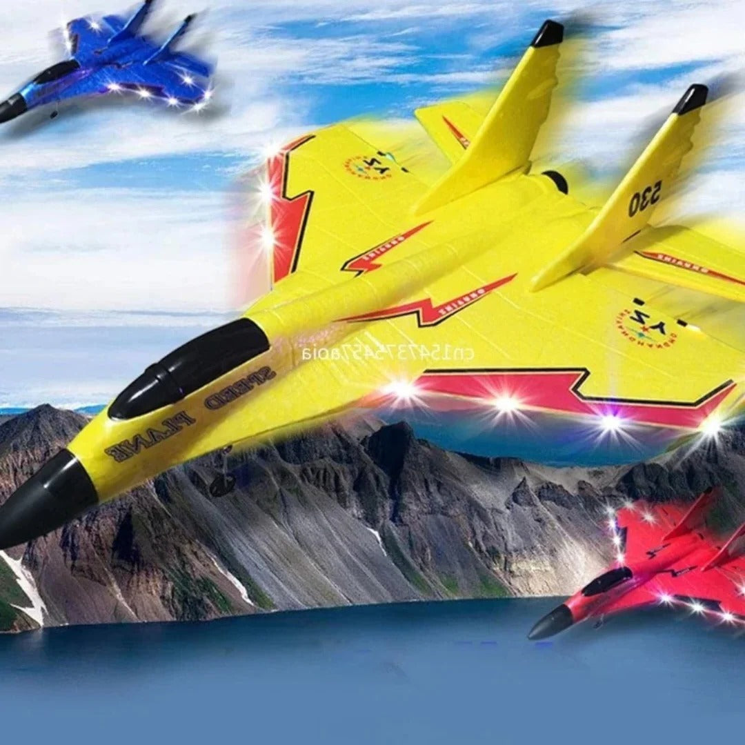 High-flying RC plane, a durable outdoor toy for endless aerial fun. Remote control airplane for all ages.