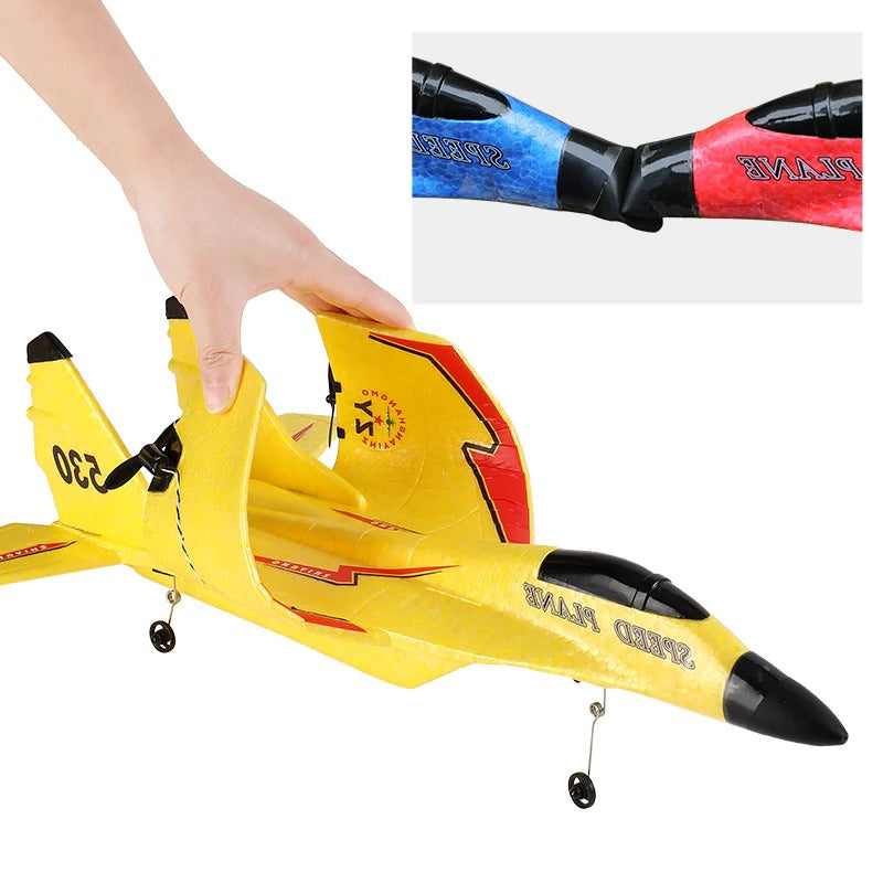 Kids' durable remote control airplane, an easy-to-fly RC plane for exciting outdoor adventures and aerial fun.