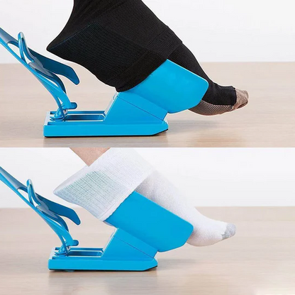 Easy On/Off Compression Sock Aid Kit for effortless daily dressing; ideal mobility aid & sock helper.