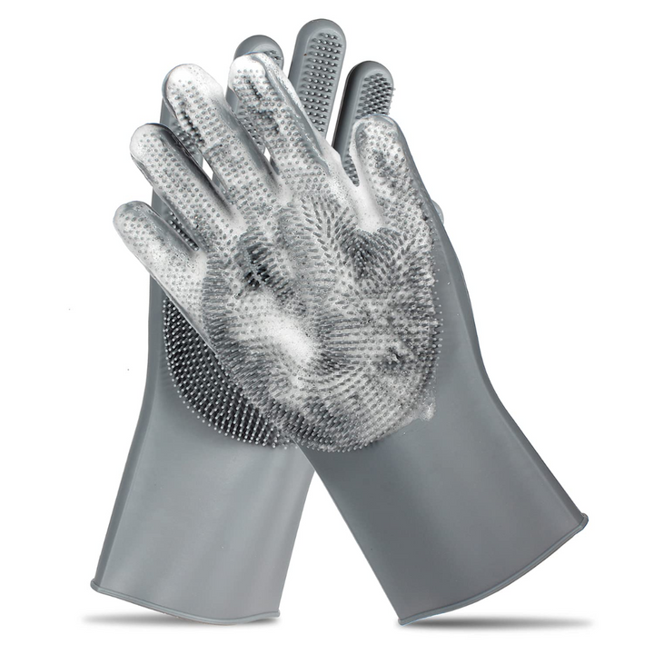Efficient pet grooming glove for de-shedding & fur removal. Ideal for dogs & cats, keeping coats tangle-free.