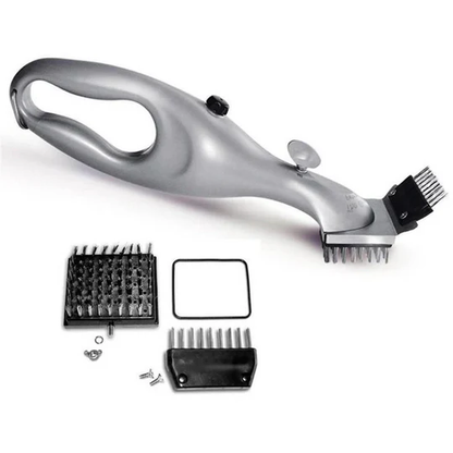 Spotless grill cleaning with this effective BBQ steam brush, perfect for any outdoor cooker.