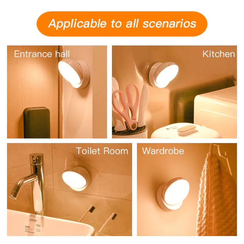 Energy-saving Elara LED night light with motion sensor, smart lighting for home safety & easy install.