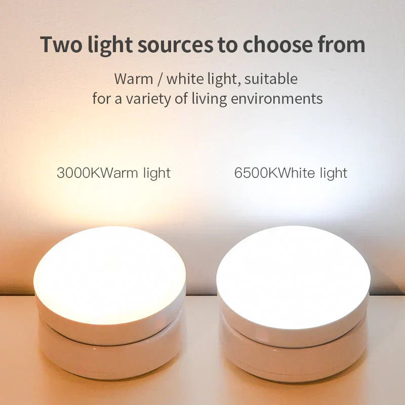 Sleek Elara wireless motion sensor night light, ideal smart LED lighting for home safety & decor.