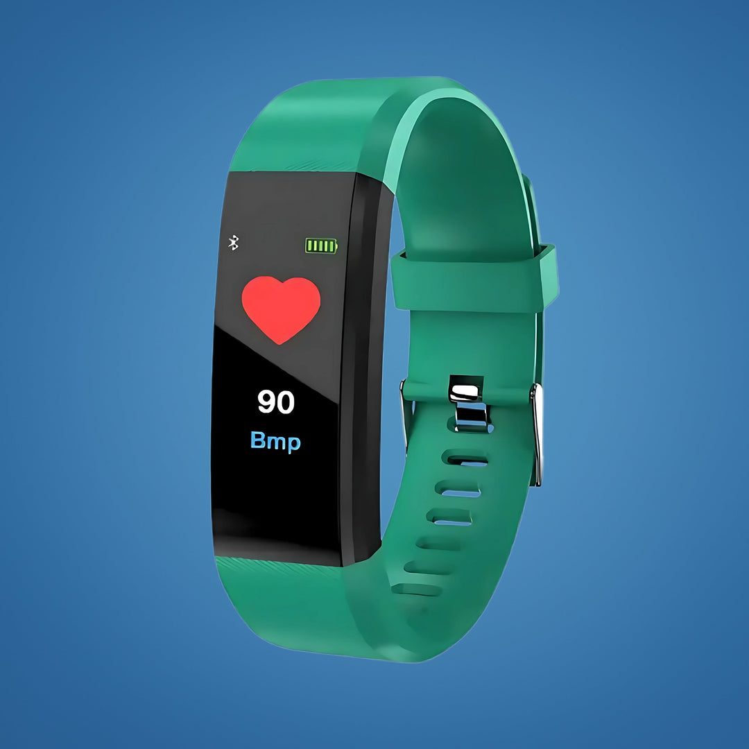 Comfortable elderlycare smartwatch ensuring safety with GPS and health insights.