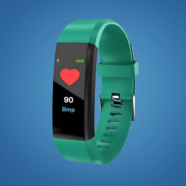 Comfortable elderlycare smartwatch ensuring safety with GPS and health insights.