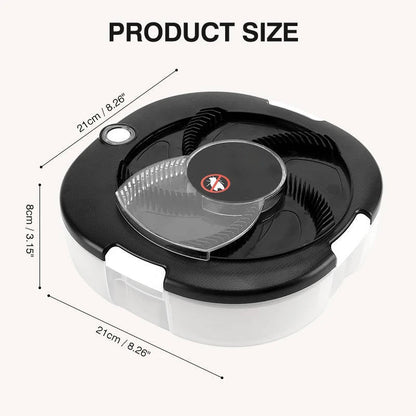 Sleek, rechargeable electric fly trap for discreet indoor pest control. Silent fly killer.