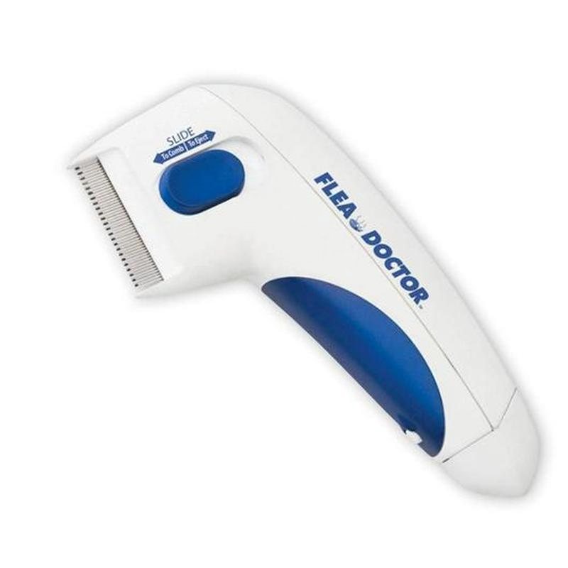 Electric pet flea comb for gentle dog & cat grooming. Effectively removes fleas & promotes healthy pet care.