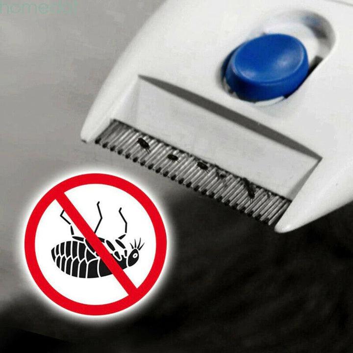 FleaFree Pro electric flea remover for dogs & cats. Reusable electronic comb for anti-flea pet grooming.