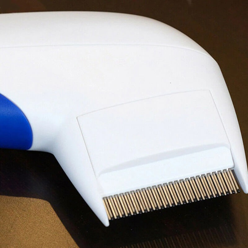 High-tech electric pet flea comb for effective dog & cat grooming. Gentle, reusable device for complete anti-flea pet care.