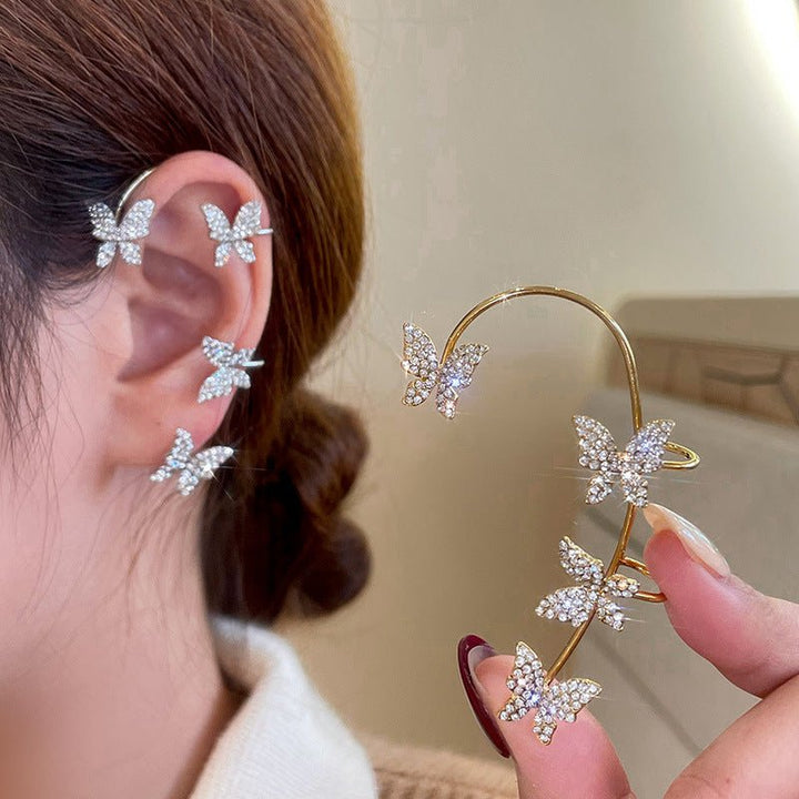 Women's non-pierced clip on earrings. Elegant adjustable ear clips, comfortable & stylish fashion accessory.
