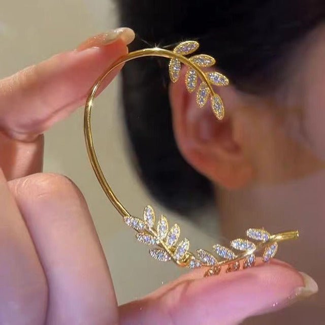 Stylish women's clip on earrings. Adjustable, non-pierced ear clips for comfortable elegant fashion jewelry.