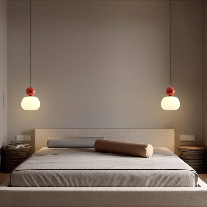 Decorative Art Deco pendant light with geometric lines, enhancing any elegant home decor.