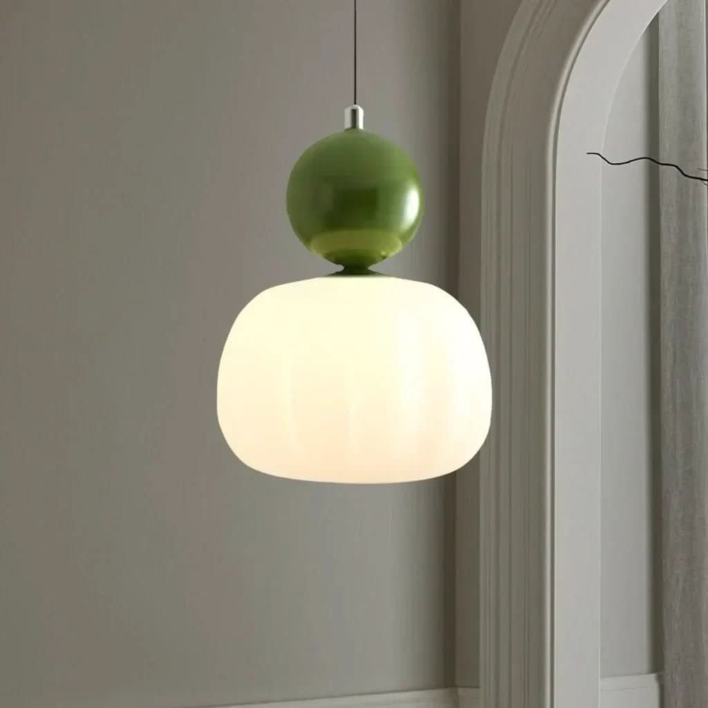 Brass-finished Art Deco pendant light, a luxurious hanging lamp for timeless vintage elegance.