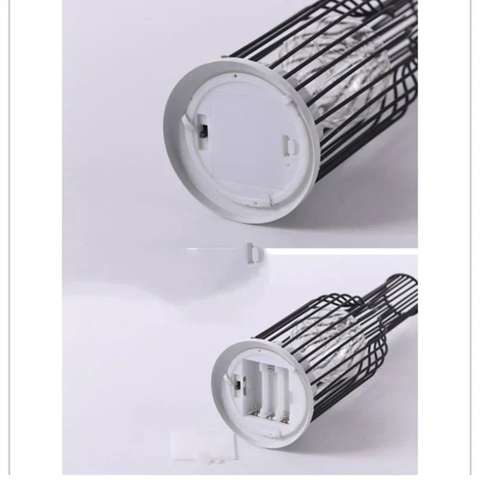 Luxe LumiGris modern black table lamp. Elegant design for premium home decor and stylish lighting.