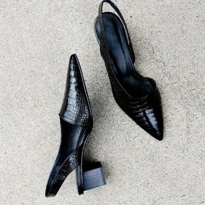 Comfortable women's orthopedic pumps with arch support, perfect for foot pain relief & long hours. Elegant style.