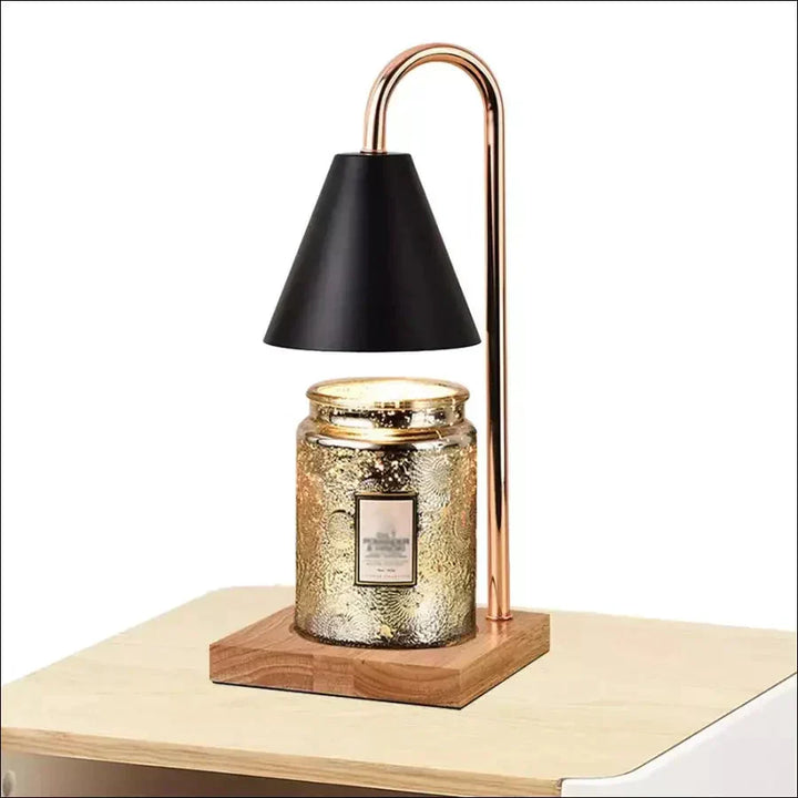 Elegant candle warmer lamp, modern design, perfect for home ambiance & fragrance diffusion.