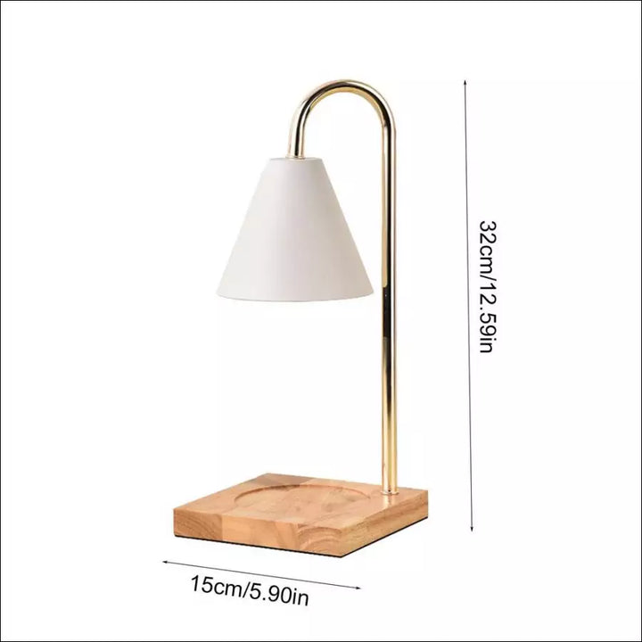 Beautiful modern candle warmer lamp, adds a touch of elegance & fragrance to any room decor.