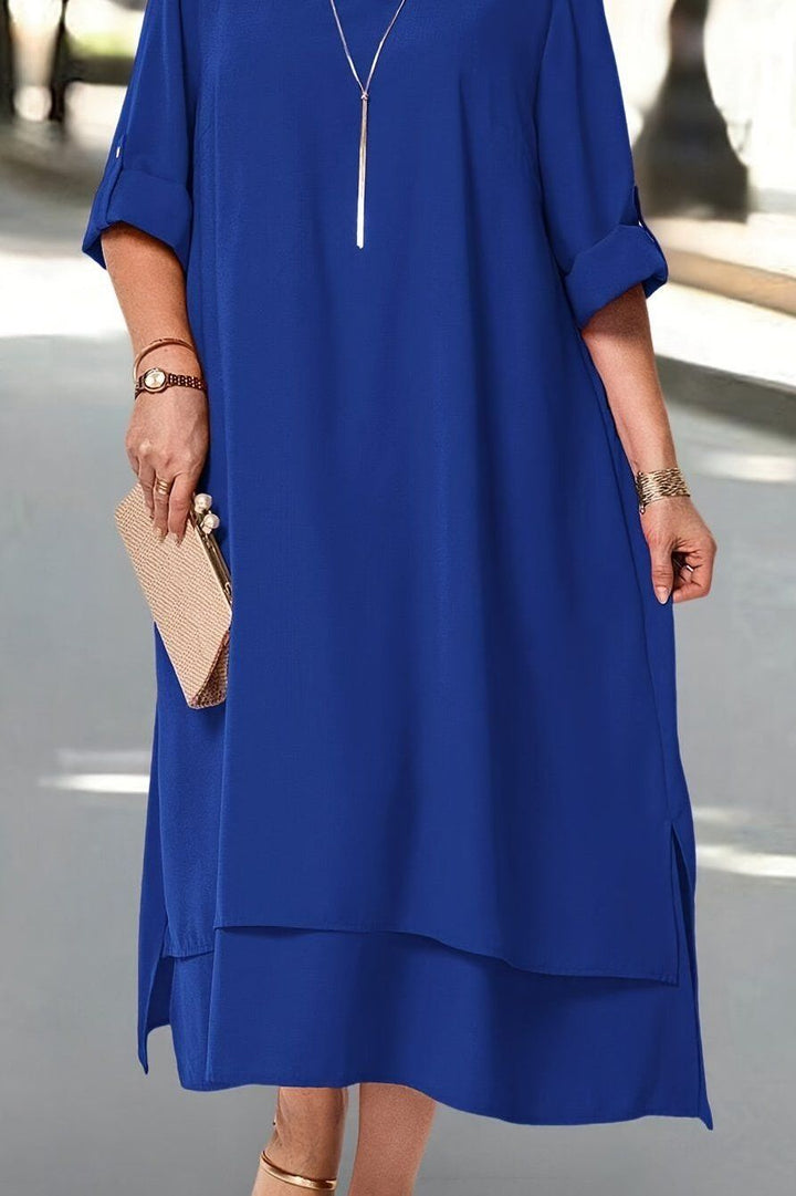 Women's elegant flowing maxi dress, ideal for formal wear, parties, and special occasions.