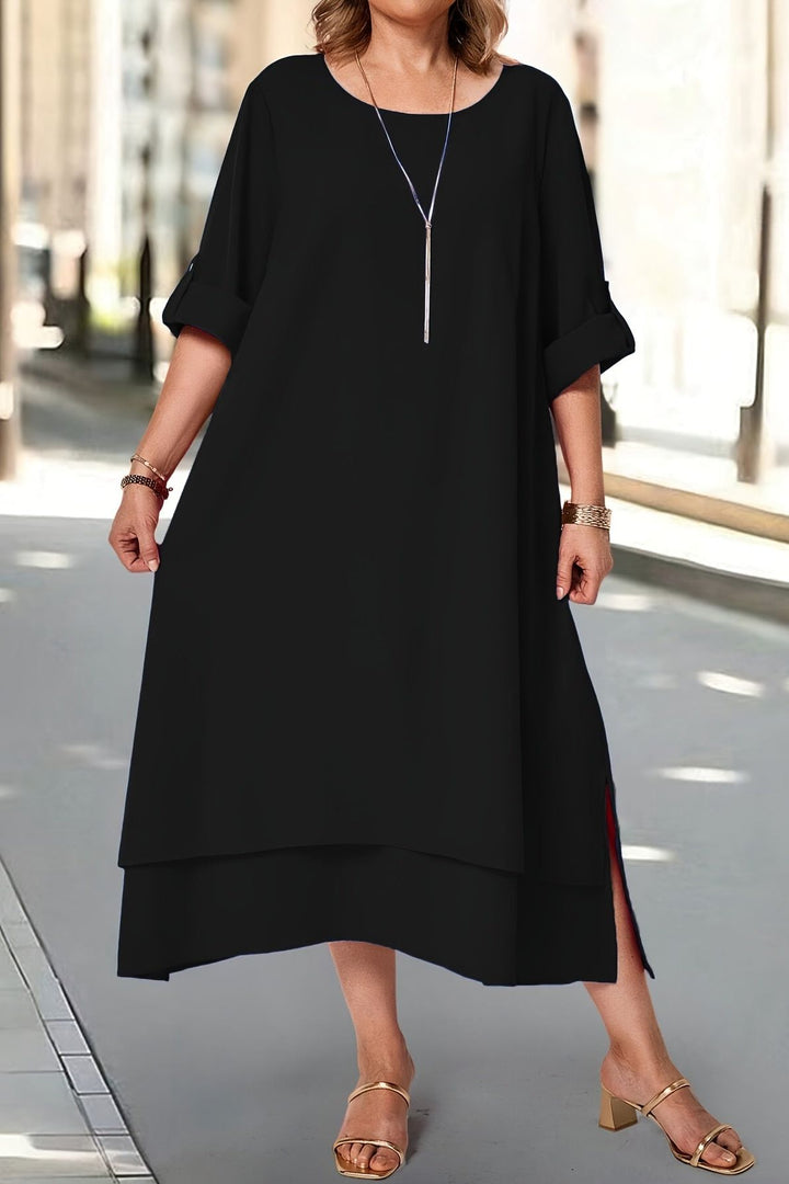 Graceful elegant flowing maxi dress for women, a sophisticated choice for evening wear.