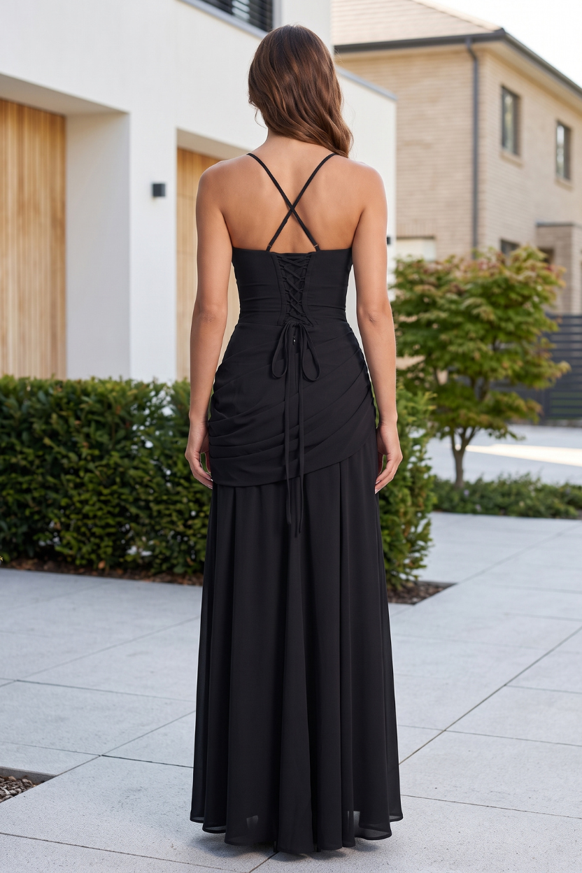 Stylish women's summer maxi dress, perfect vacation wear with an elegant flow.