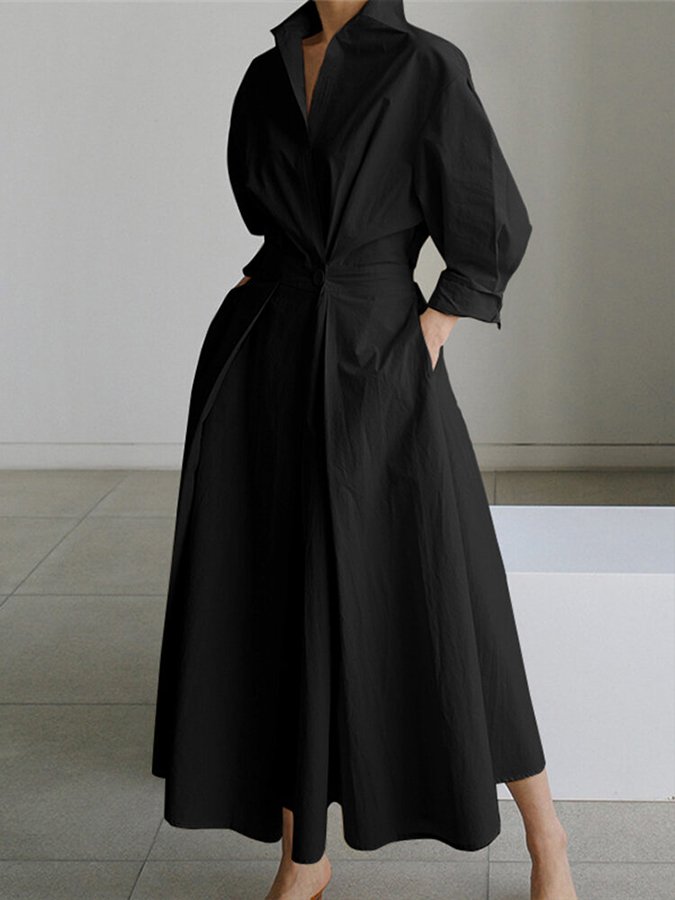 Women's comfortable flowy long dress, an elegant maxi perfect for summer or evening wear.