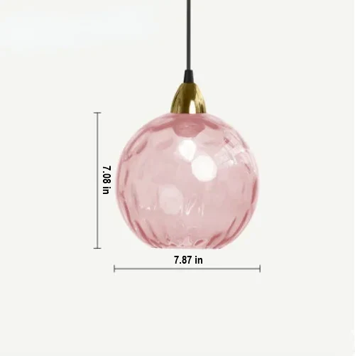 Decorative glass globe pendant lamp, perfect modern lighting for sophisticated interiors.