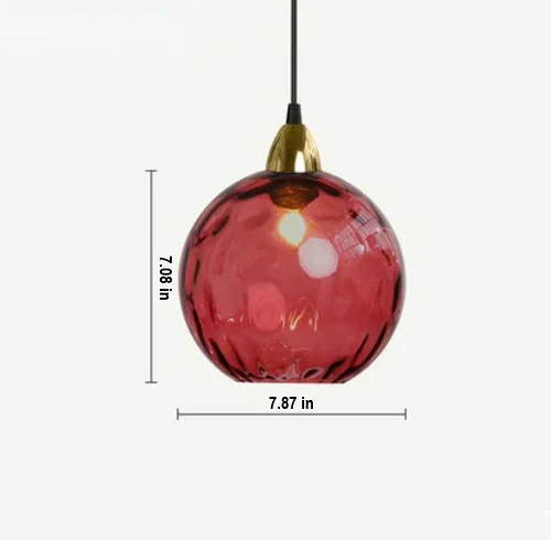 Elegant modern glass ball pendant light, decorative ceiling fixture for any room.