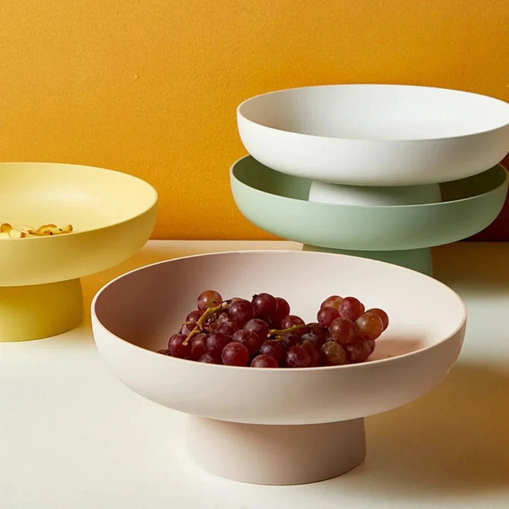 Classic hand-painted fruit bowl, artistic addition to kitchen & dining room decor. Great storage solution.