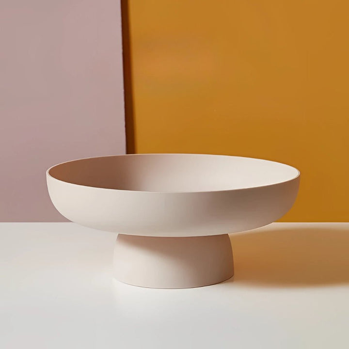 Versatile artistic hand-painted fruit bowl. Decorative kitchen storage solution and elegant home accent.