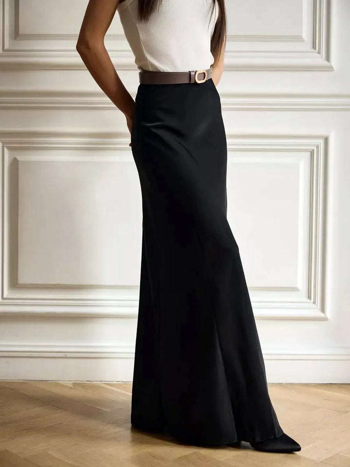 Glamorous high waist fishtail maxi skirt, ideal for women's evening galas & special occasions.