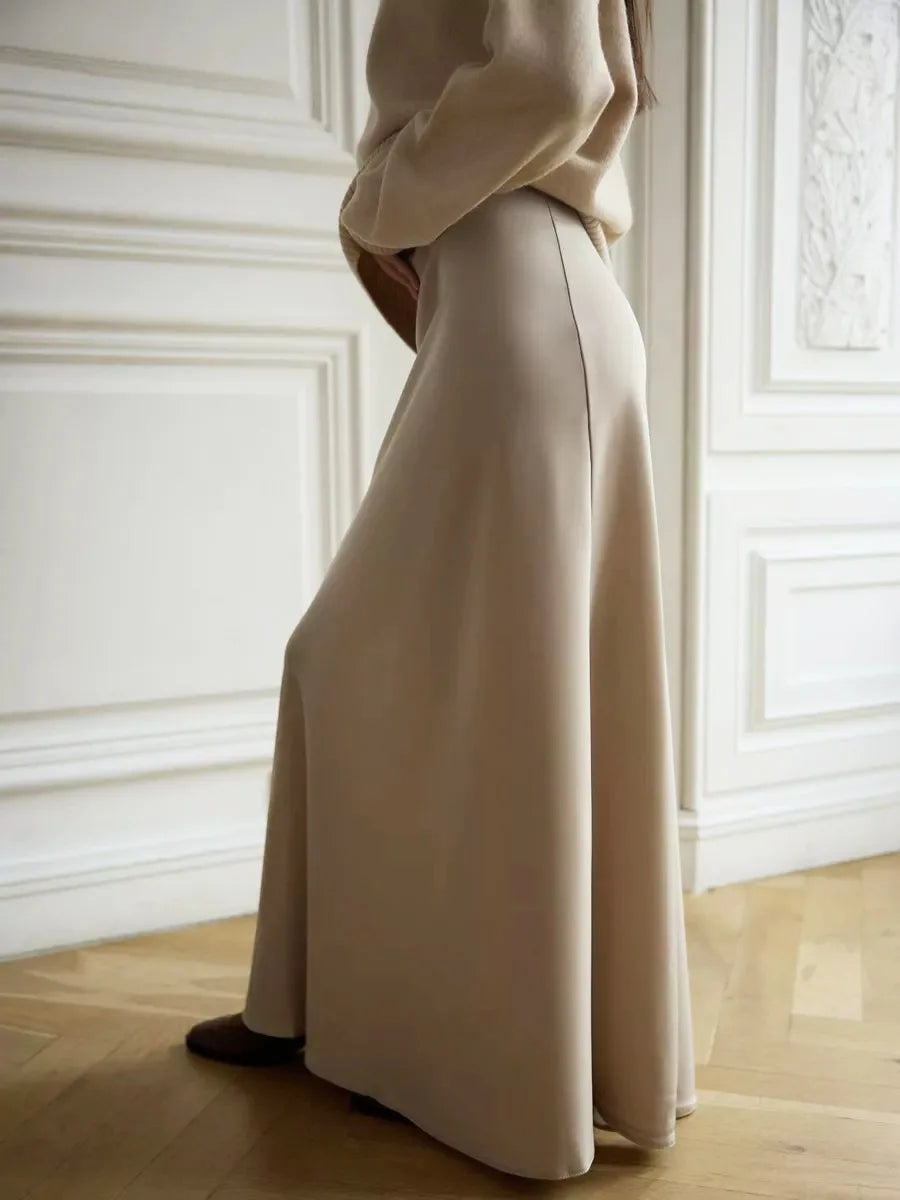 Sophisticated women's high waist fishtail long skirt, perfect for gala evenings & formal wear.