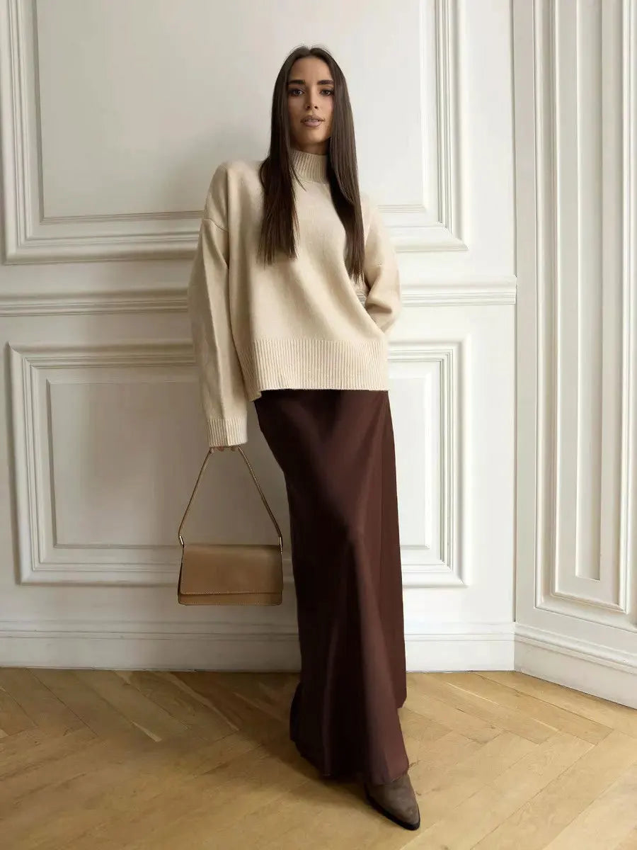 Women's formal high waist fishtail long skirt, perfect for glamorous galas & party nights.