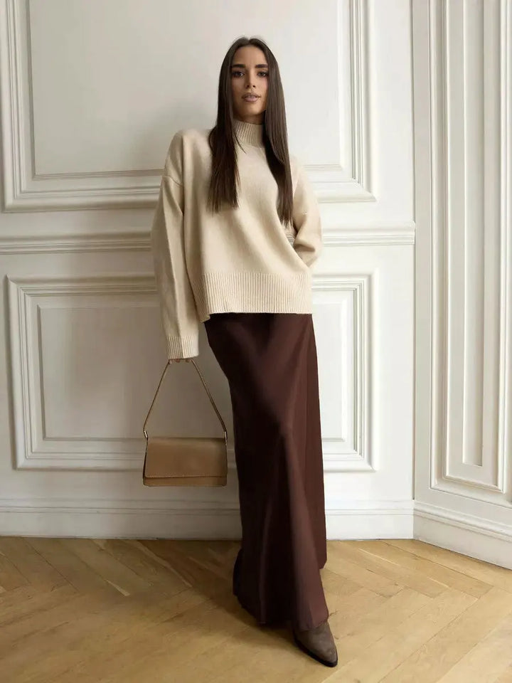 Women's formal high waist fishtail long skirt, perfect for glamorous galas & party nights.