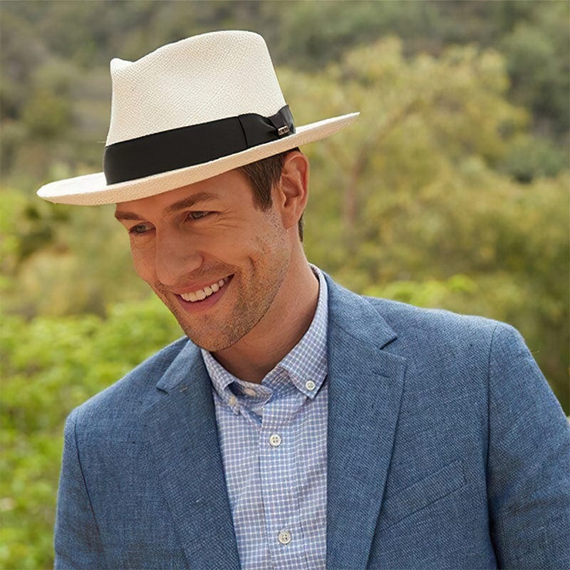 Classic men's Panama hat, handmade for superior sun style on the beach or outdoors.