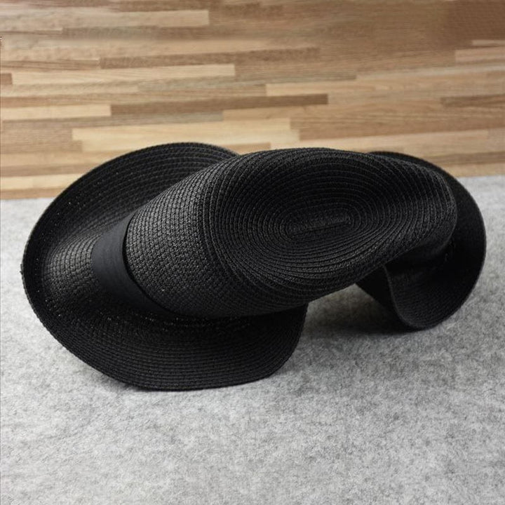 Stylish men's handmade Panama hat for casual elegance and sun protection this summer.