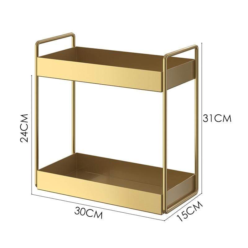 Modern storage organizer tray, ideal for desk organization or bathroom vanity.