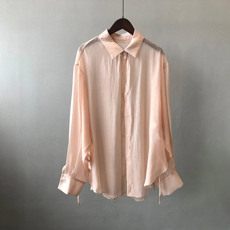 Comfortable & elegant NOVA women's blouse, flowy fabric for a chic, versatile, everyday style.