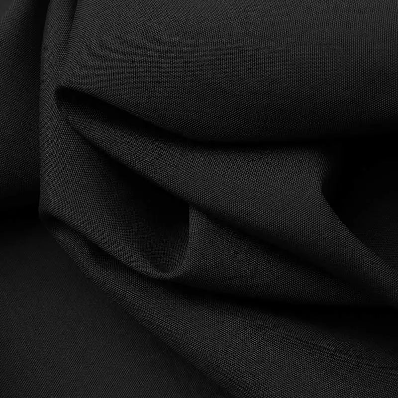 High-waist detail on chic plus-size wide-leg palazzo pants, smooth professional finish.