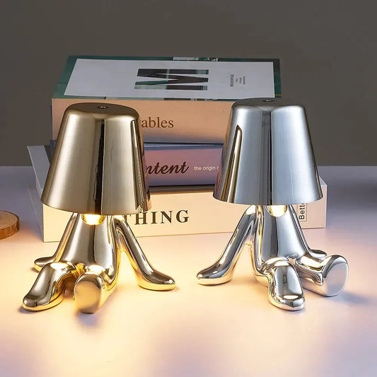 Elegant rechargeable LED table lamp for modern home decor, creating atmospheric light.