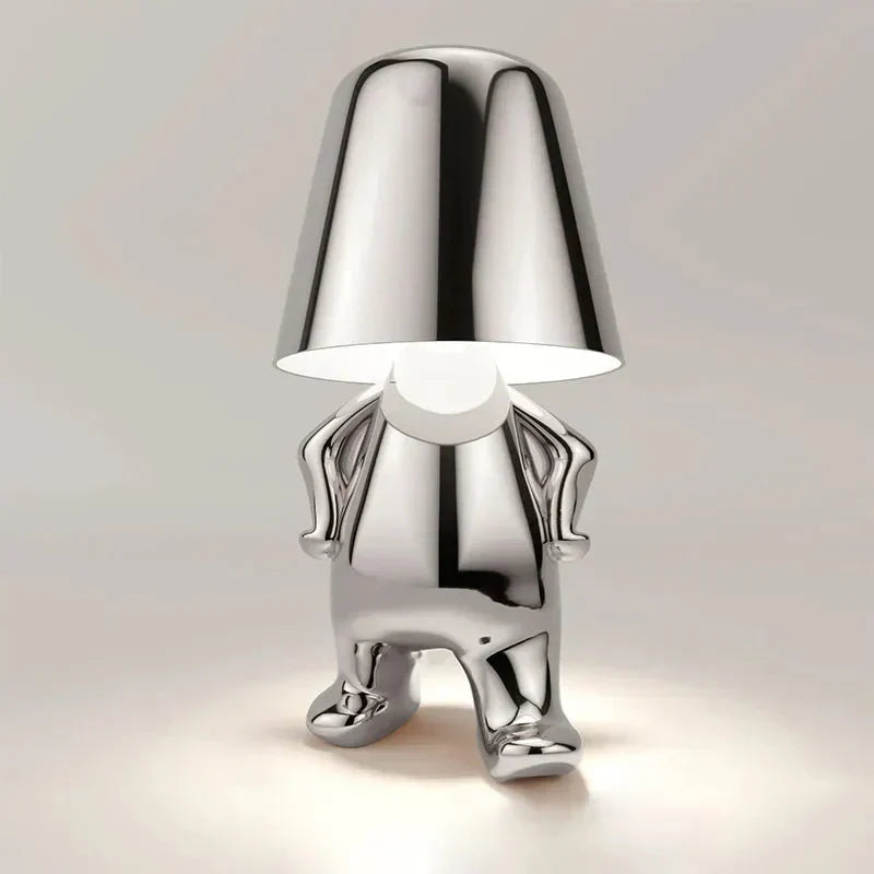 Premium rechargeable LED table lamp, providing lasting atmospheric light for your home.