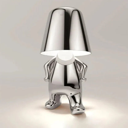 Premium rechargeable LED table lamp, providing lasting atmospheric light for your home.