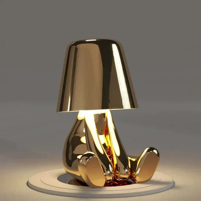 Perfect accent lighting: elegant rechargeable LED table lamp for modern home decor.