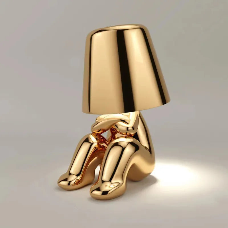Compact and elegant rechargeable LED lamp, perfect for small spaces and home decor.
