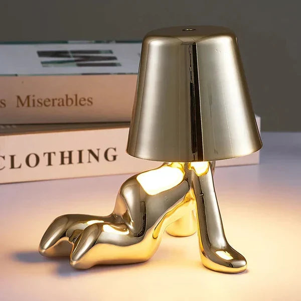 Cordless dimmable LED living room lamp, an elegant rechargeable lighting solution.