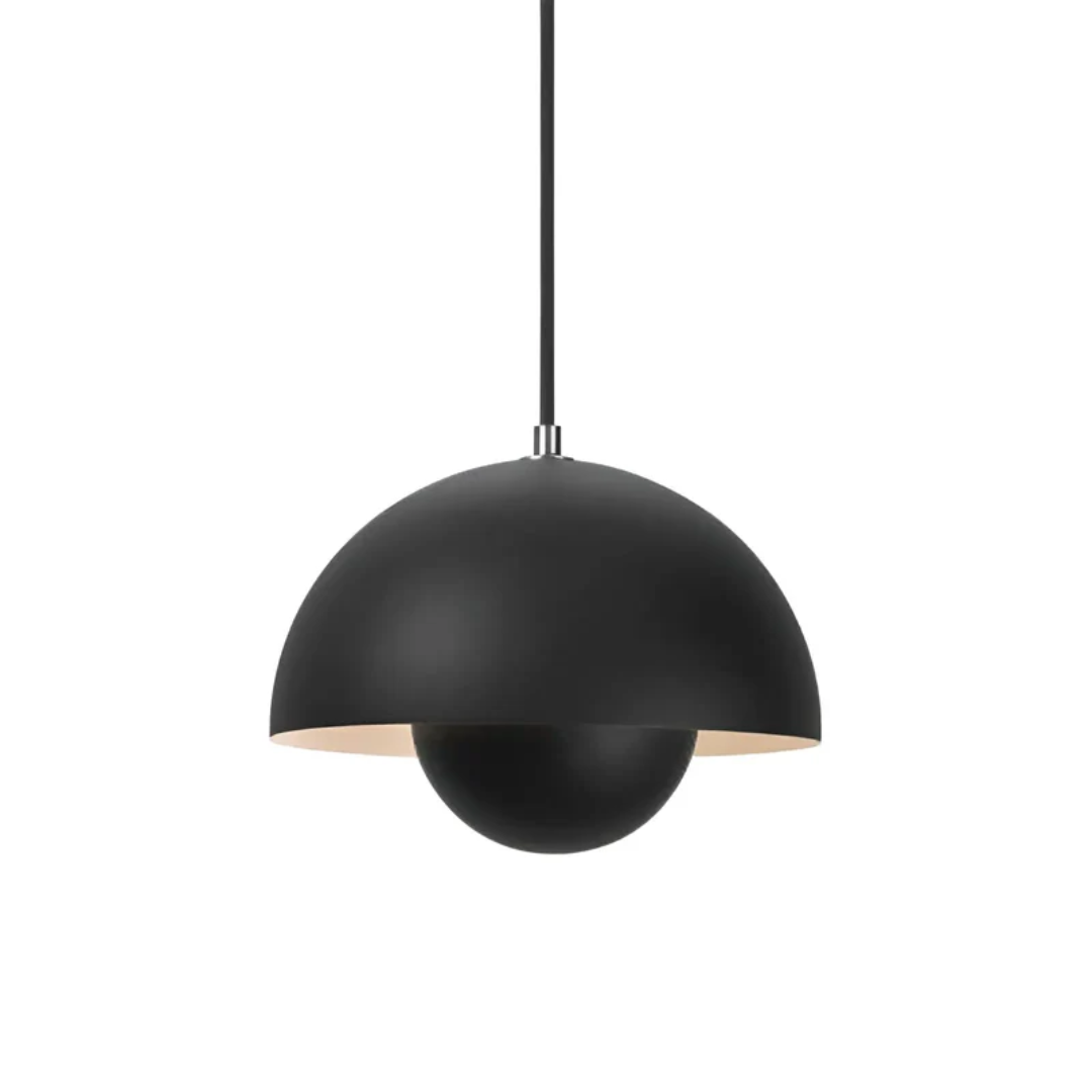 Scandinavian LED pendant lamp, elegant modern design ceiling fixture.
