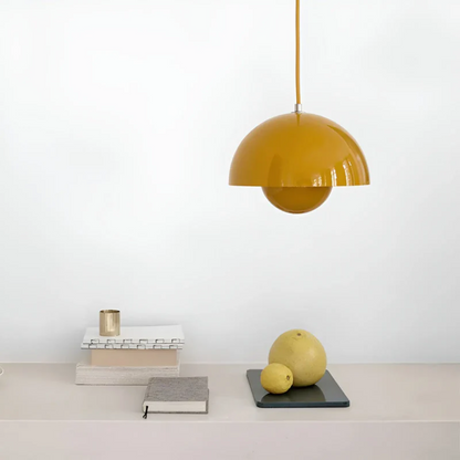Minimalist LED pendant lamp, ambient light for any modern space.