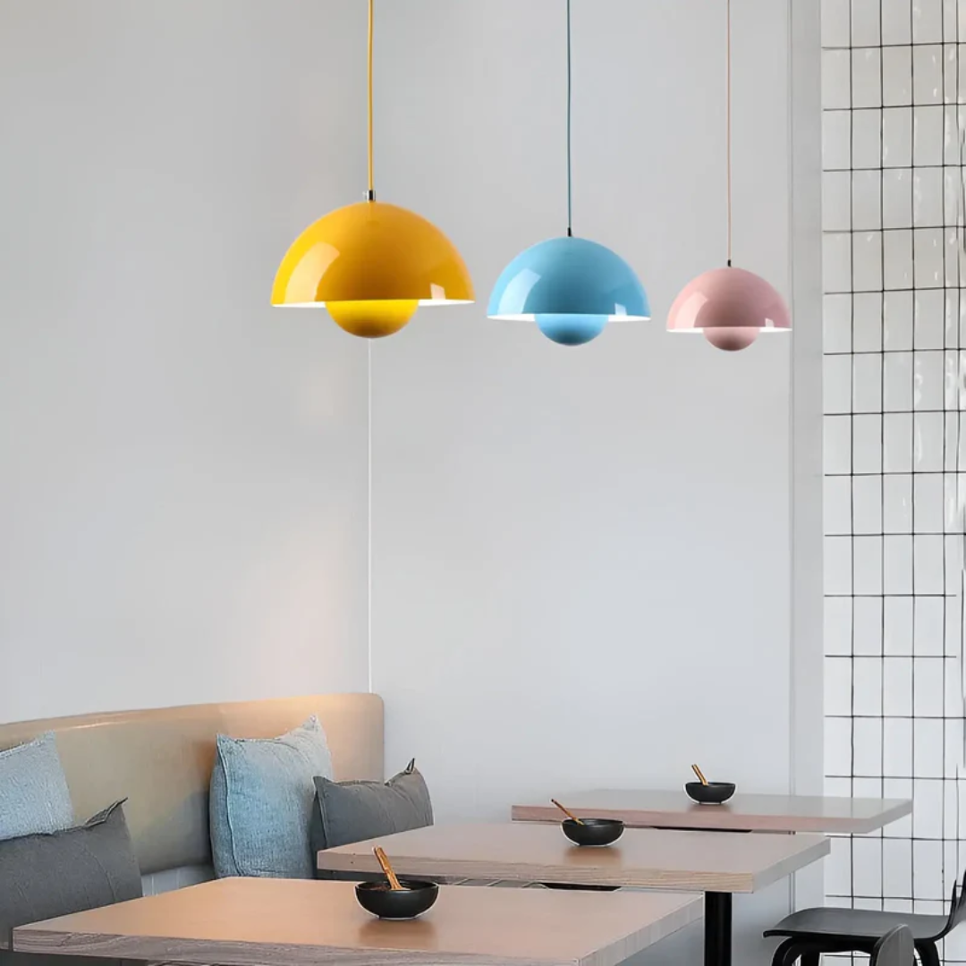 Sleek LED pendant lamp, a modern choice for Nordic home lighting.