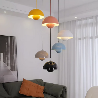 Scandinavian LED pendant lamp, modern and minimalist ceiling light.